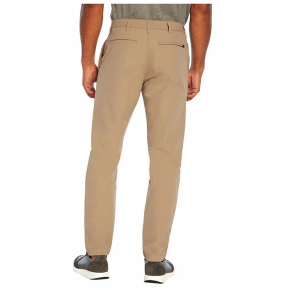 Banana Republic Men’s Flat Front Pant, Tan (W40 x L32) - Picture 3 of 11